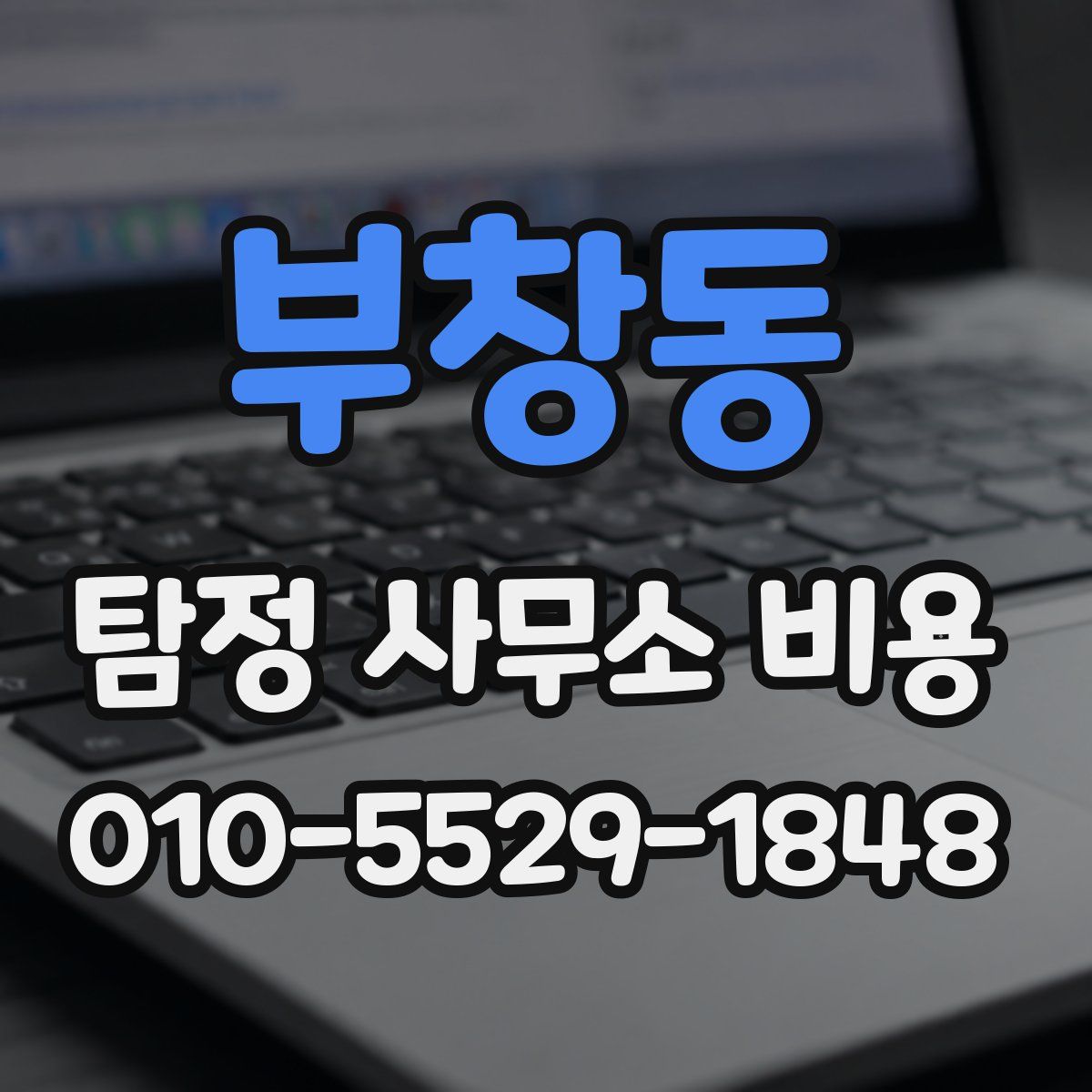 부창동 탐정 사무소 비용