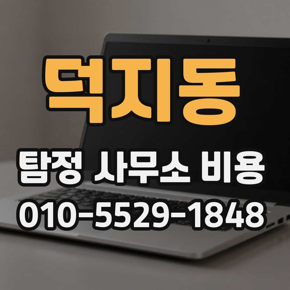 덕지동 탐정 사무소 비용
