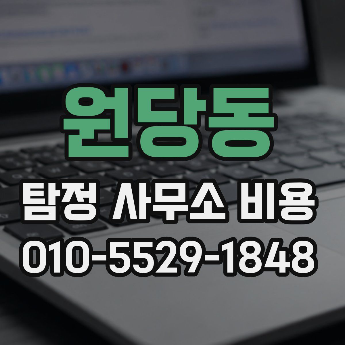 원당동 탐정 사무소 비용