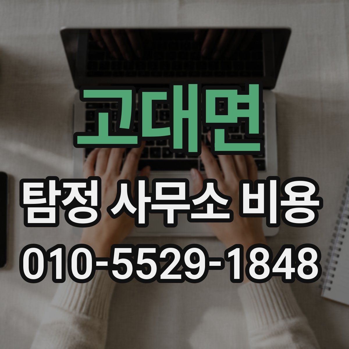 고대면 탐정 사무소 비용