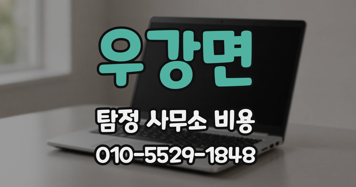 우강면 탐정 사무소 비용