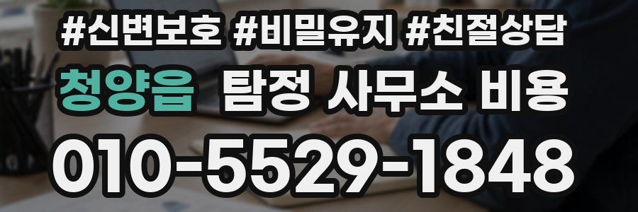 청양읍 탐정 사무소 비용