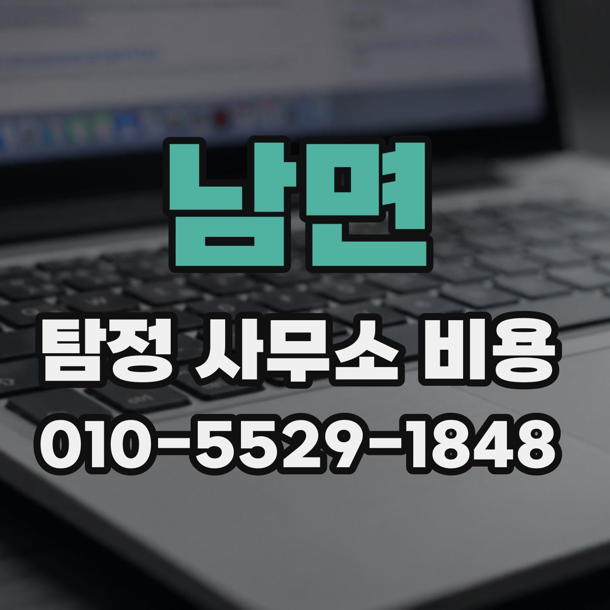 남면 탐정 사무소 비용