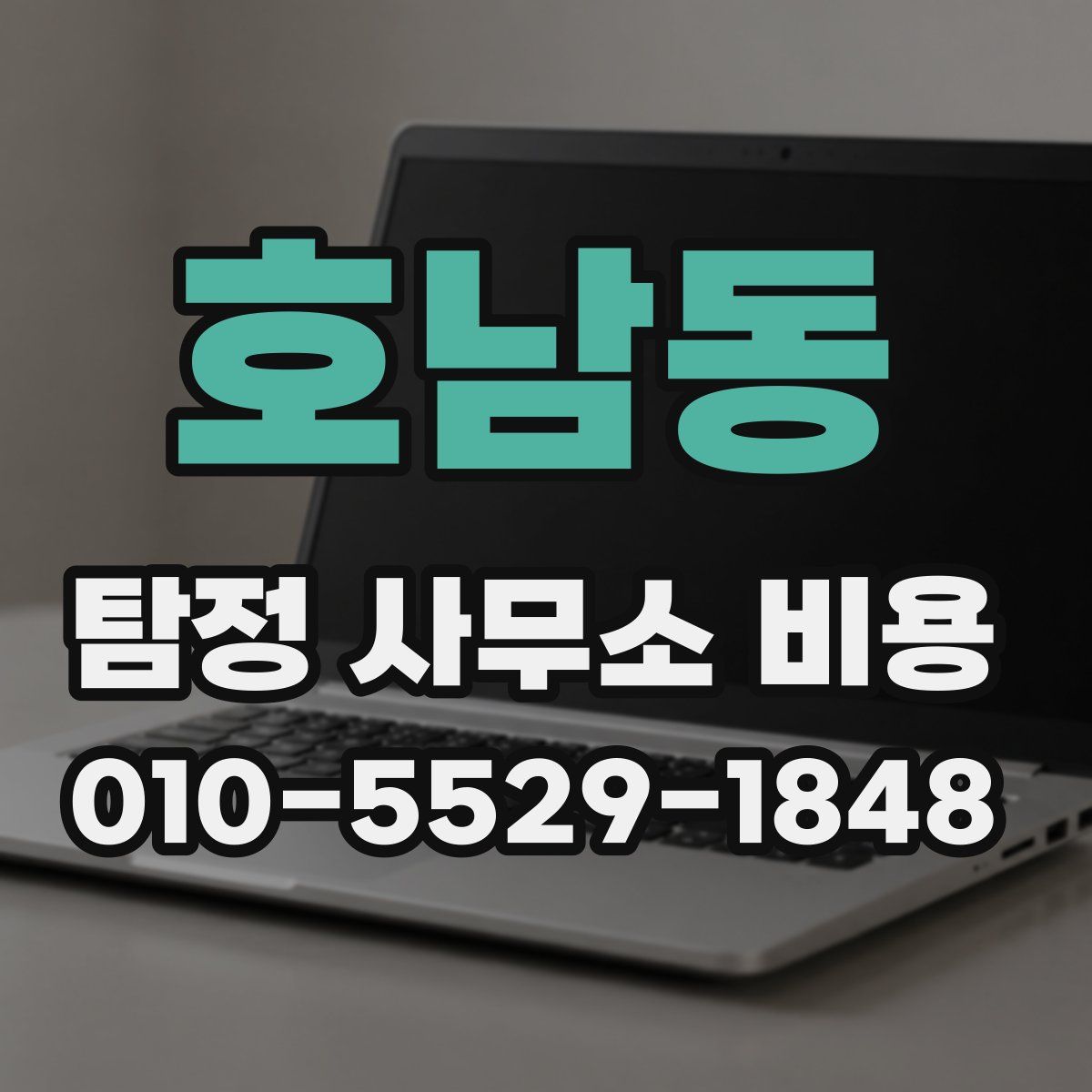 호남동 탐정 사무소 비용