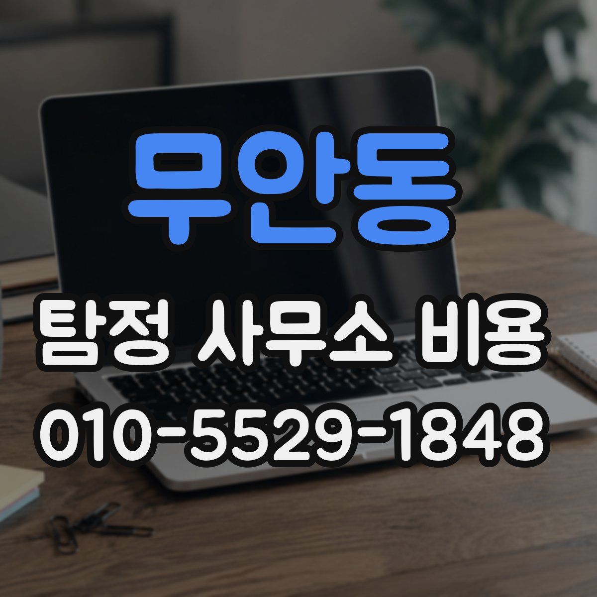 무안동 탐정 사무소 비용