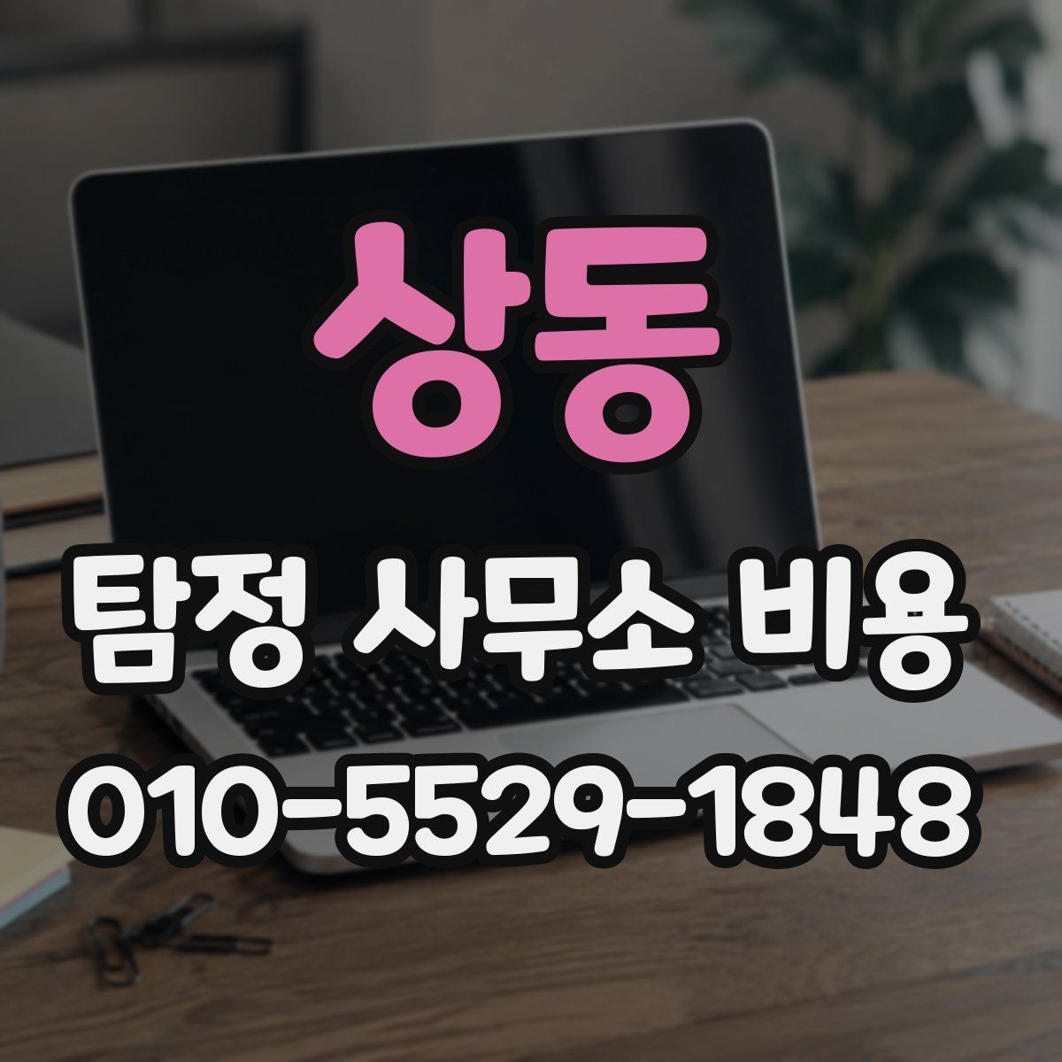 상동 탐정 사무소 비용