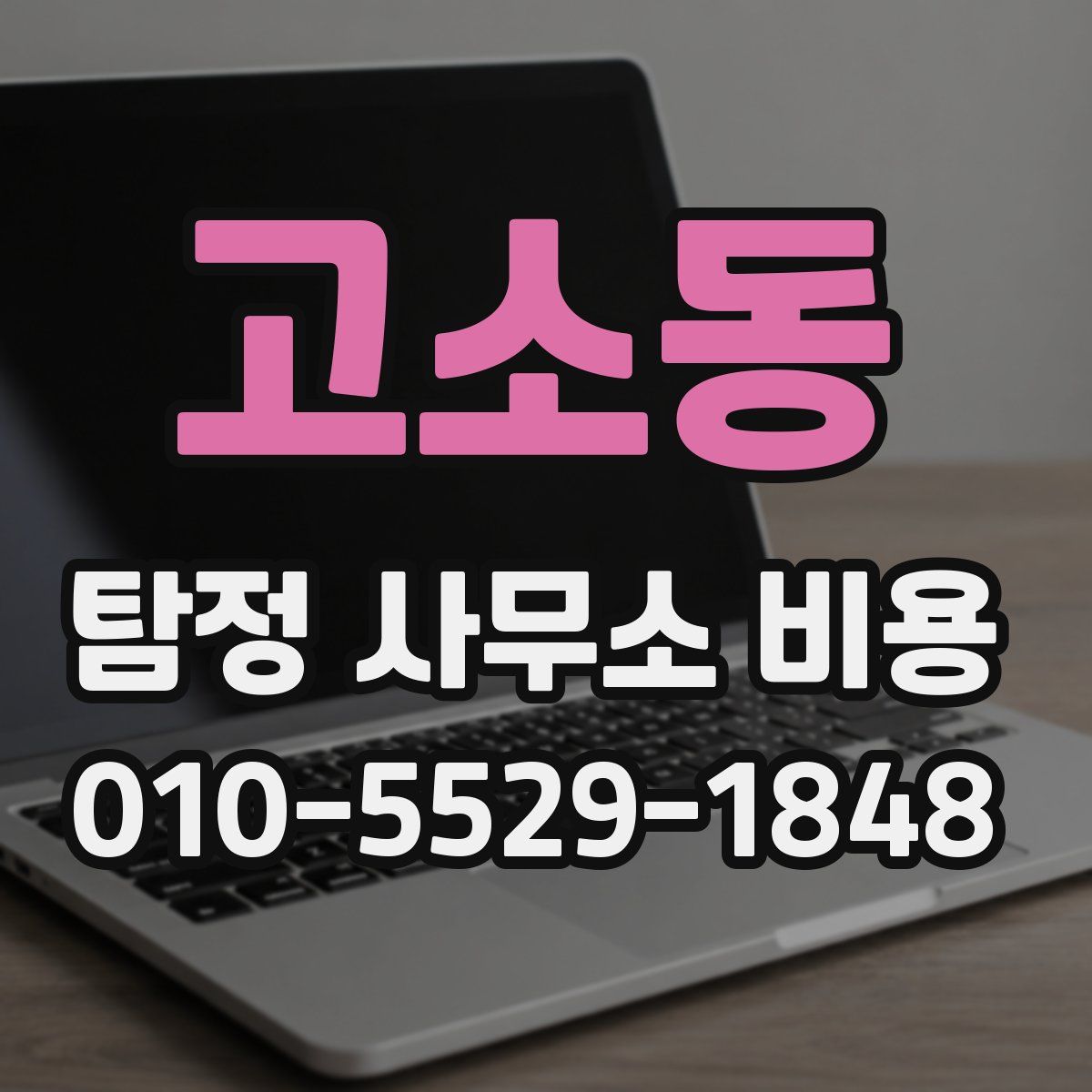 고소동 탐정 사무소 비용