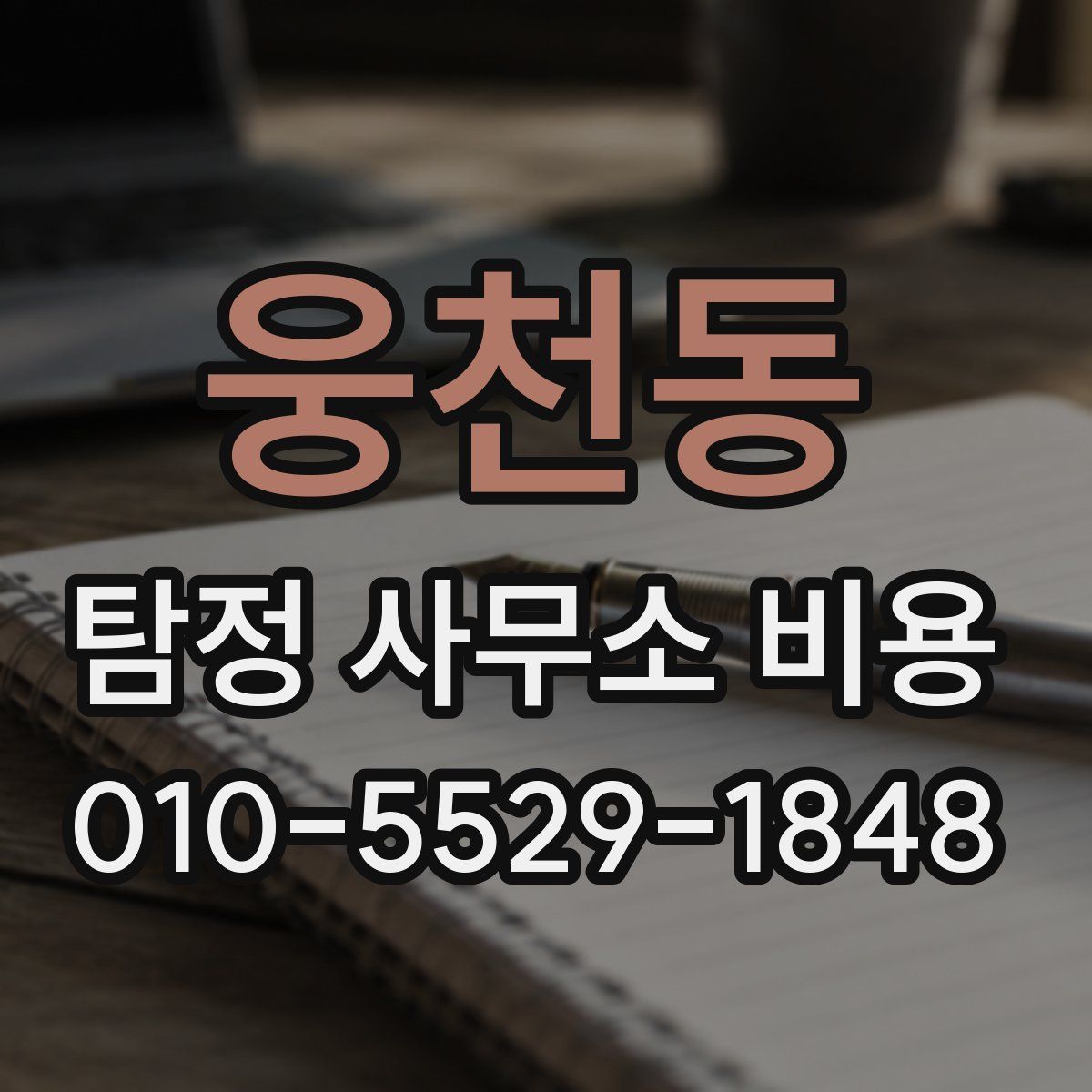 웅천동 탐정 사무소 비용
