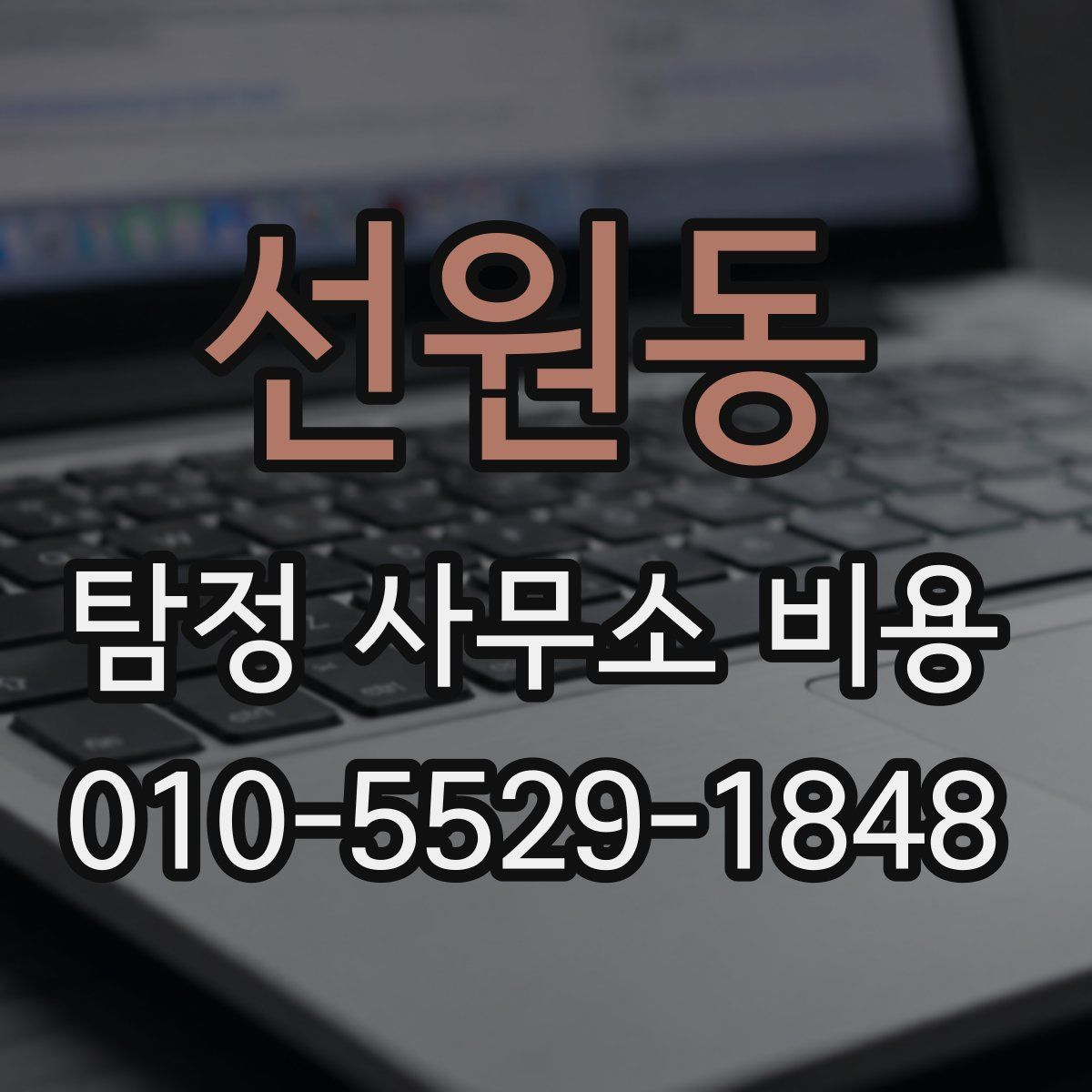 선원동 탐정 사무소 비용