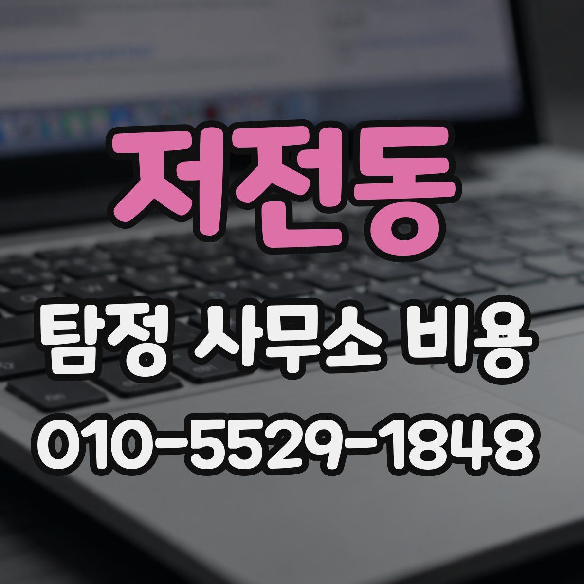 저전동 탐정 사무소 비용