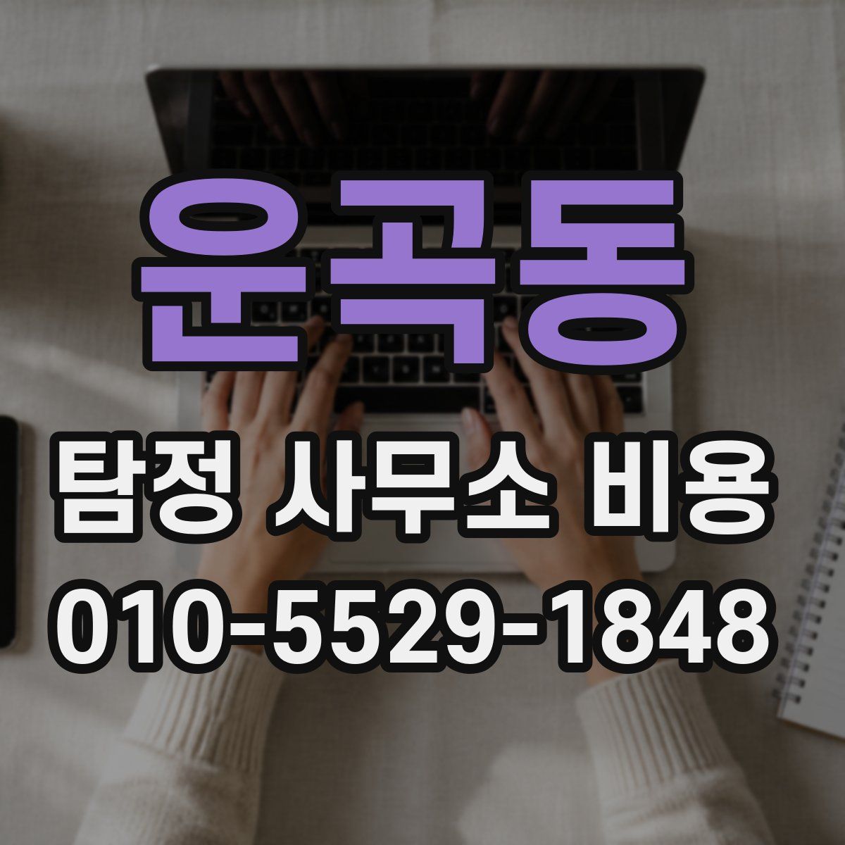 운곡동 탐정 사무소 비용