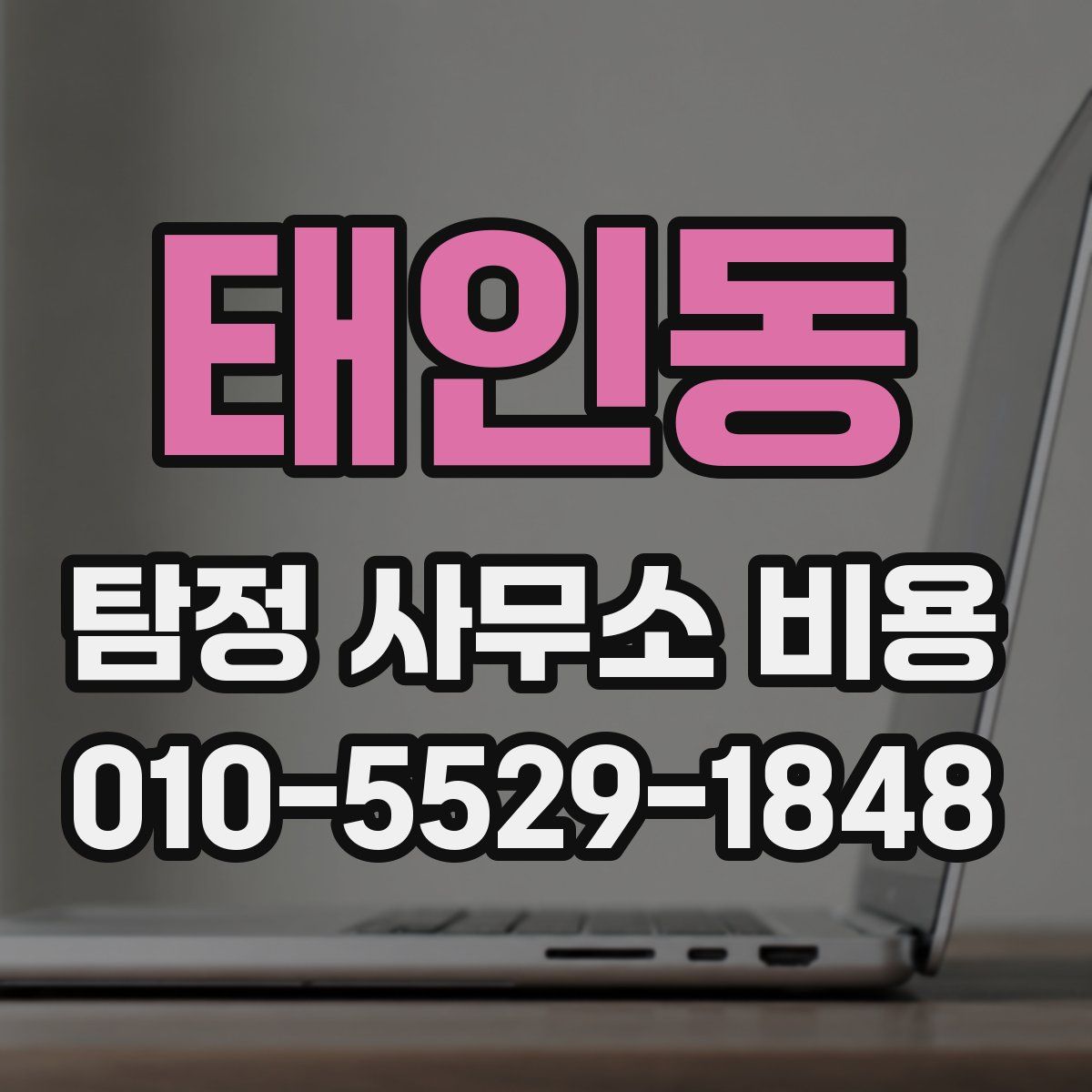 태인동 탐정 사무소 비용