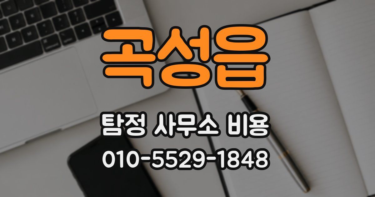 곡성읍 탐정 사무소 비용