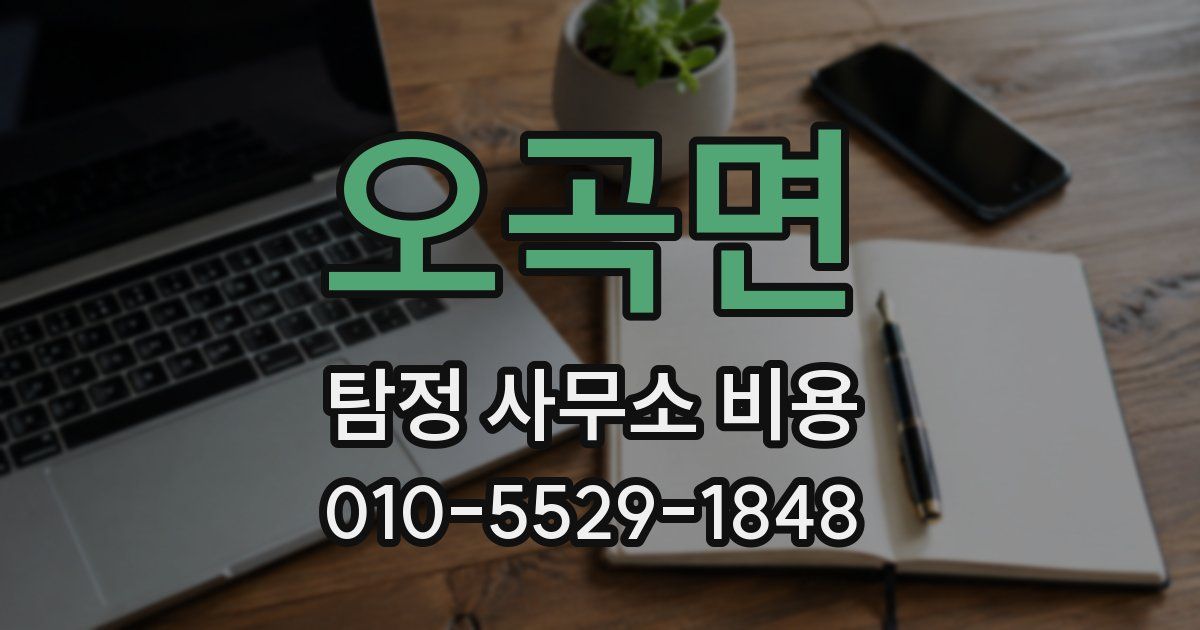 오곡면 탐정 사무소 비용