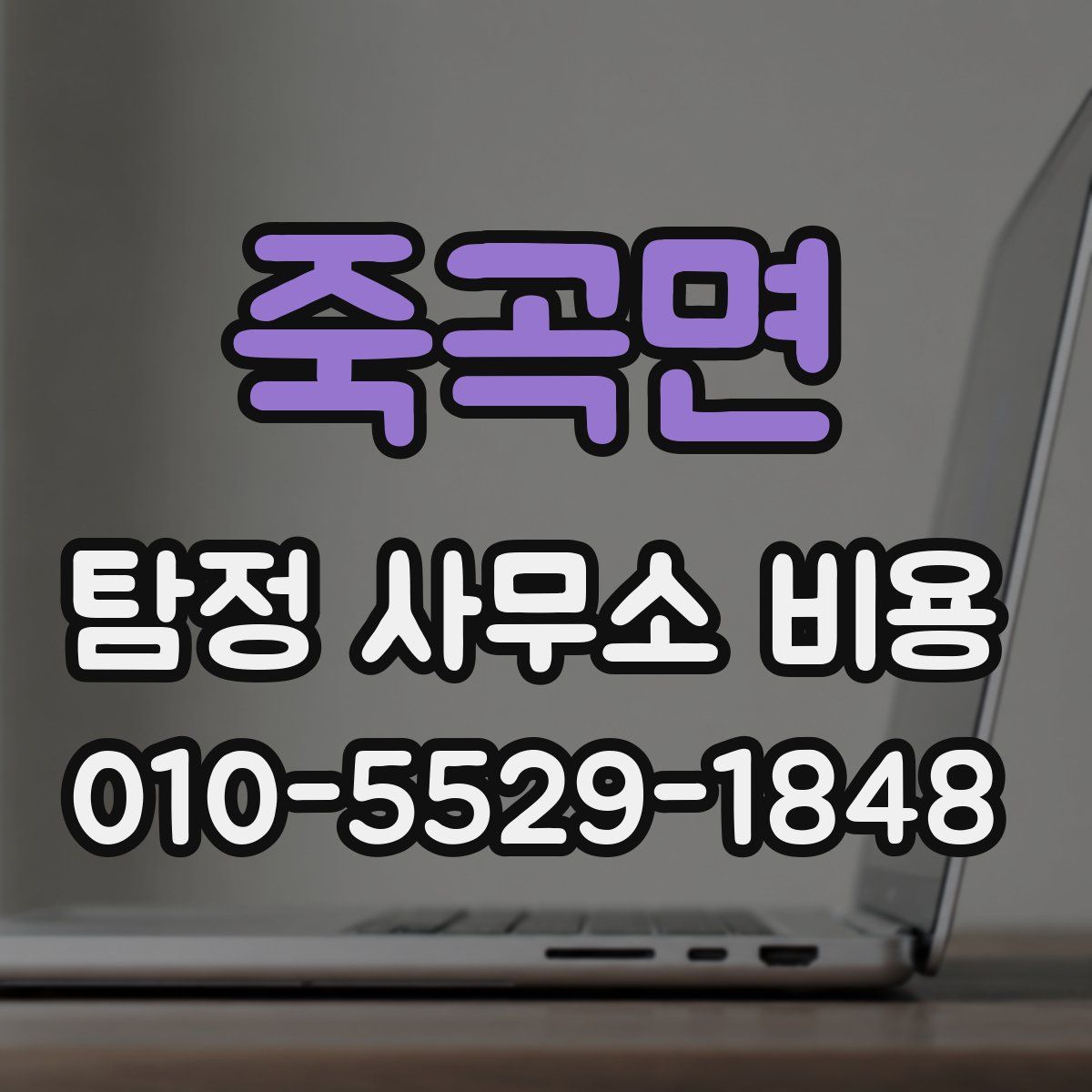죽곡면 탐정 사무소 비용