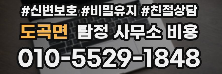 도곡면 탐정 사무소 비용