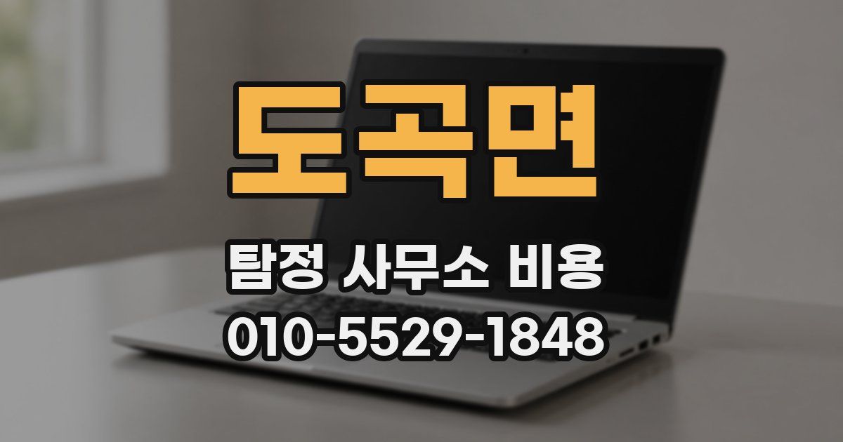 도곡면 탐정 사무소 비용