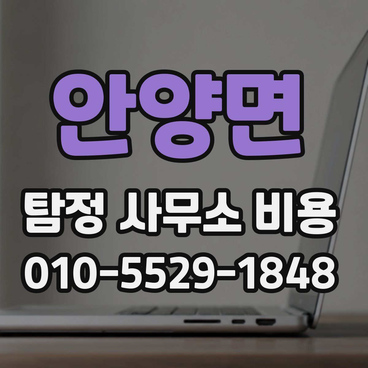 안양면 탐정 사무소 비용