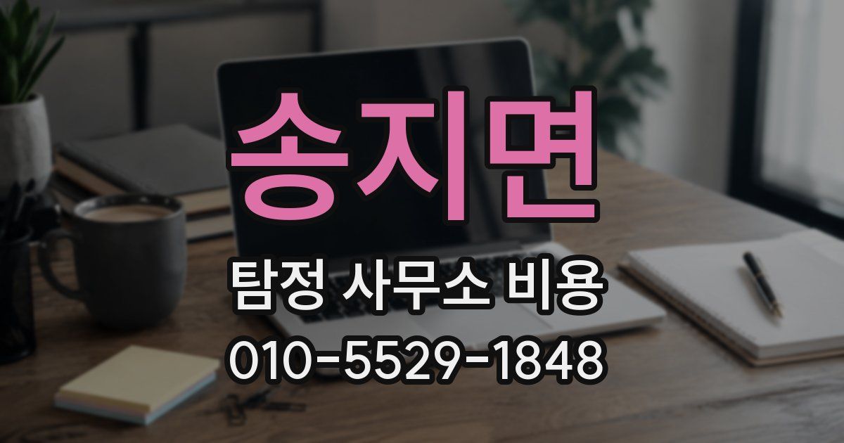 송지면 탐정 사무소 비용