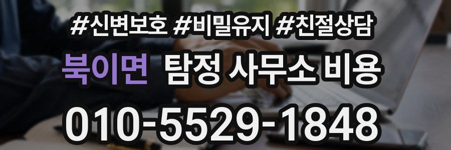 북이면 탐정 사무소 비용