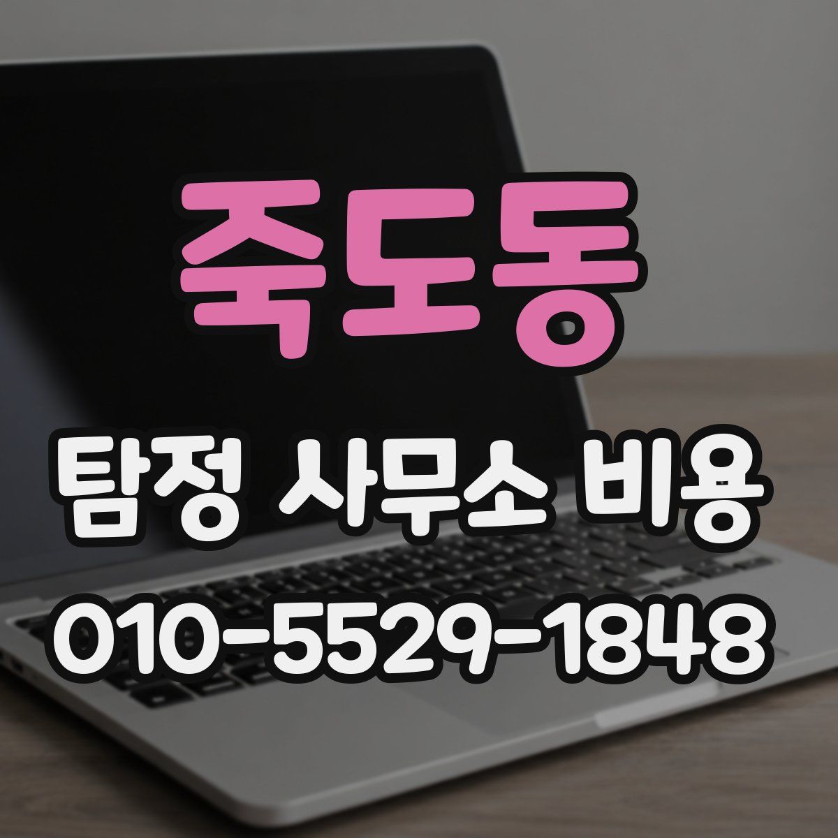 죽도동 탐정 사무소 비용