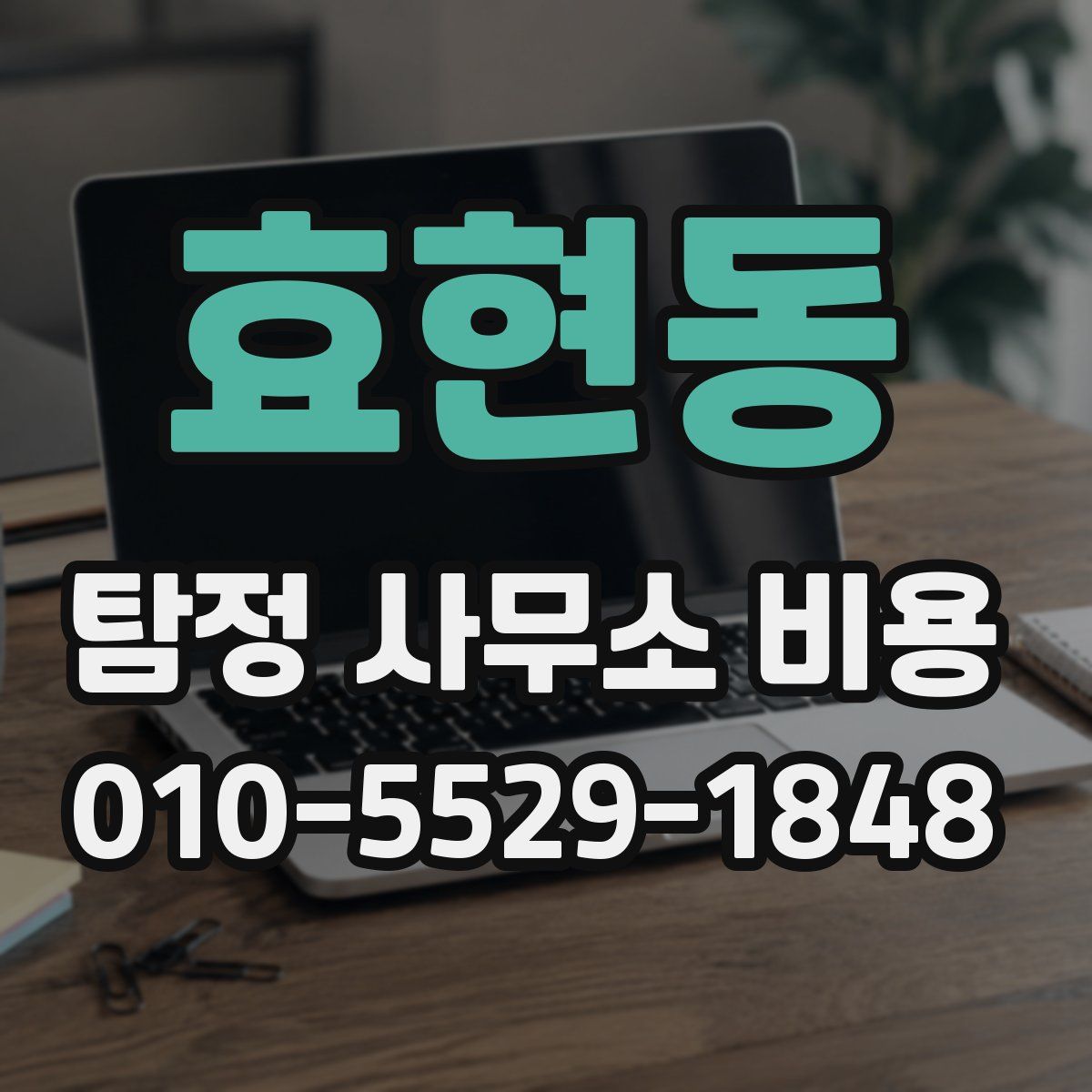 효현동 탐정 사무소 비용