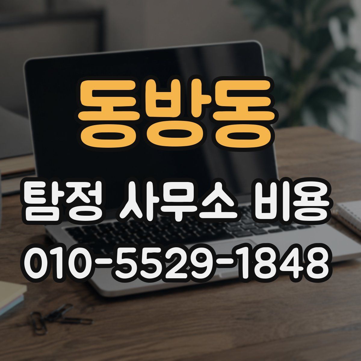 동방동 탐정 사무소 비용