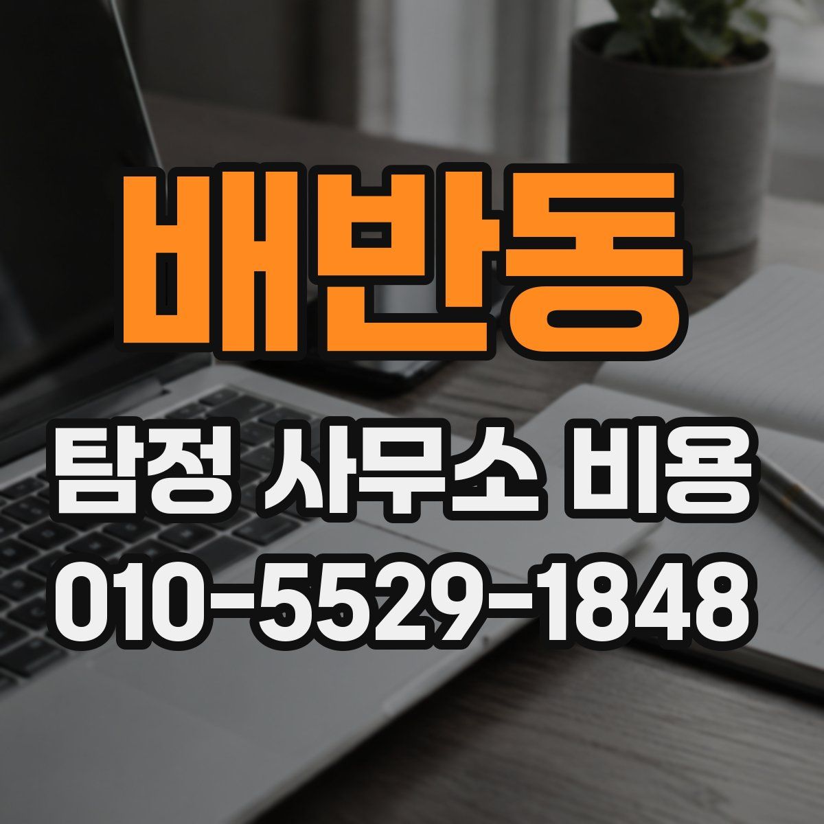 배반동 탐정 사무소 비용