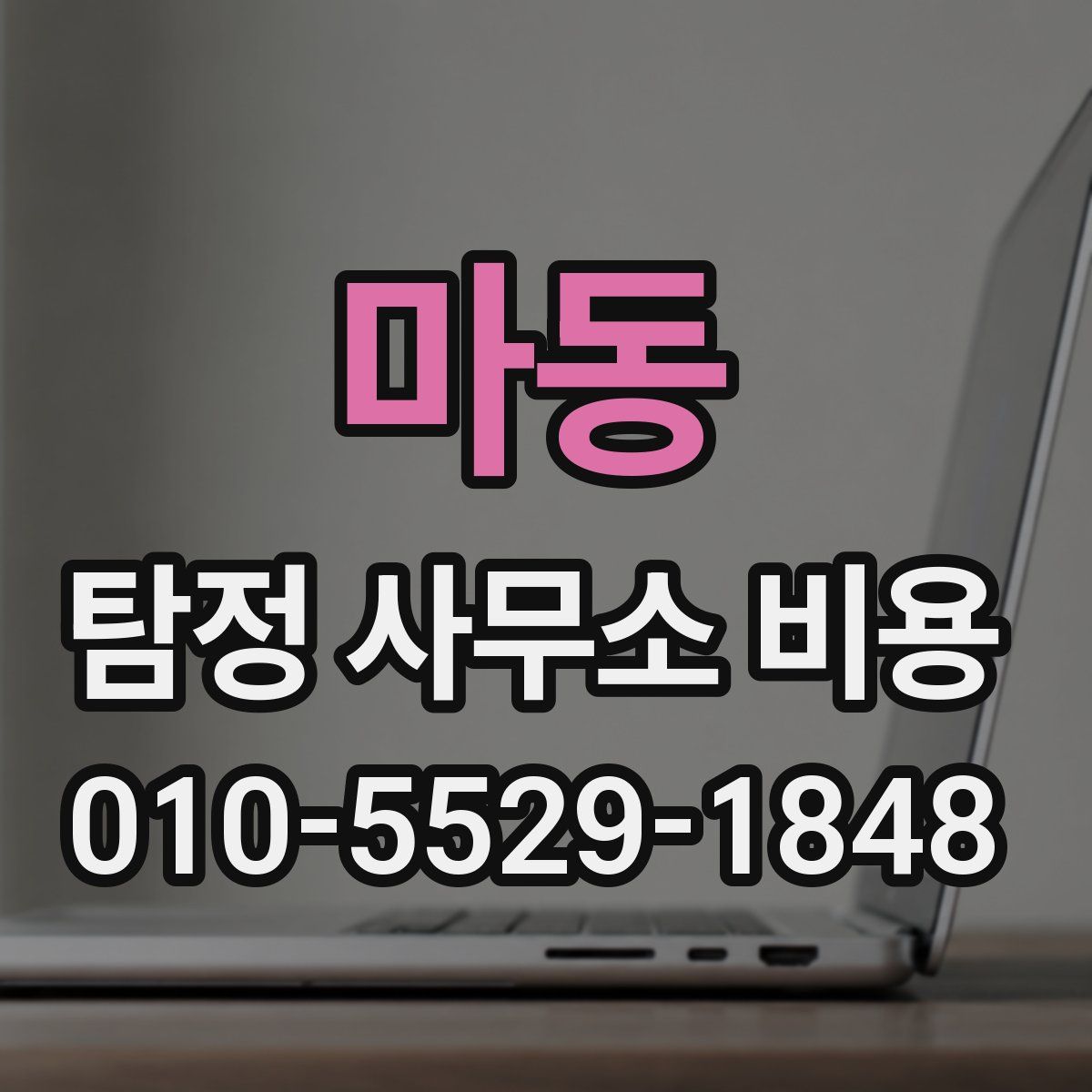 마동 탐정 사무소 비용