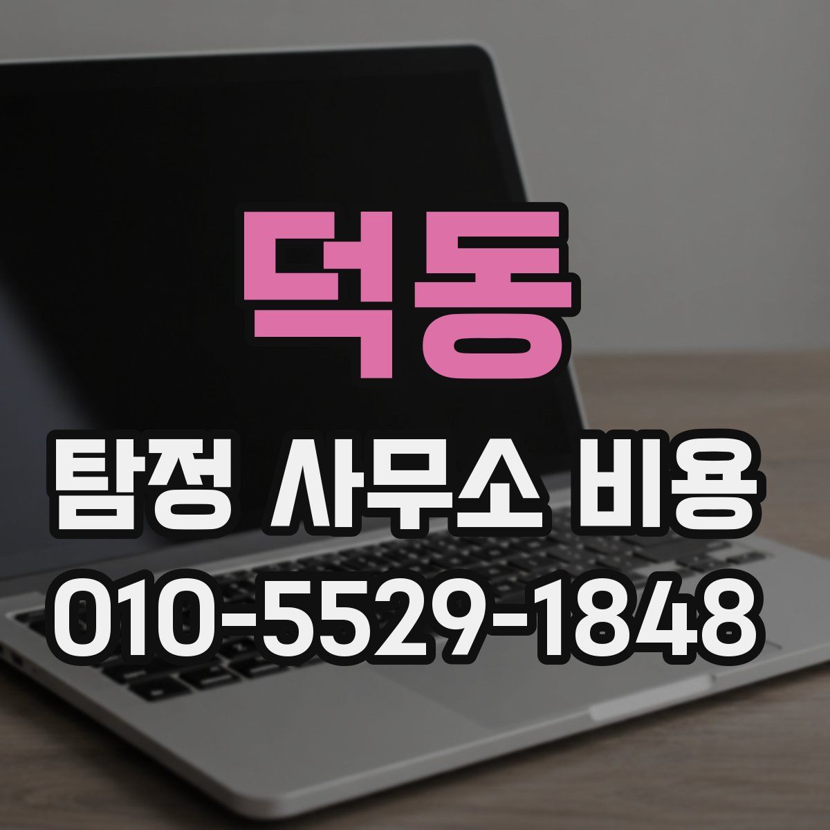 덕동 탐정 사무소 비용