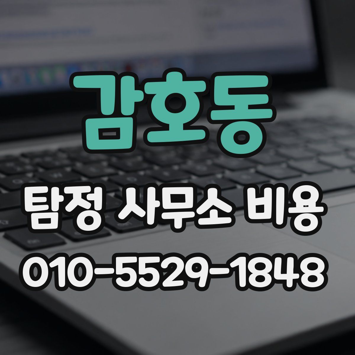 감호동 탐정 사무소 비용