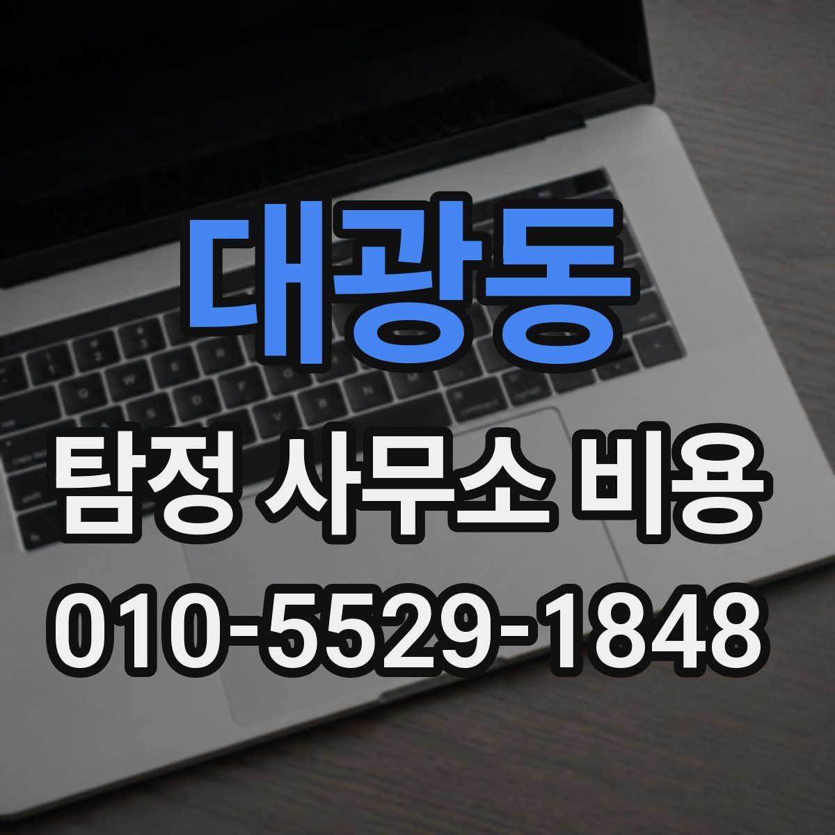 대광동 탐정 사무소 비용