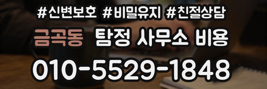 금곡동 탐정 사무소 비용