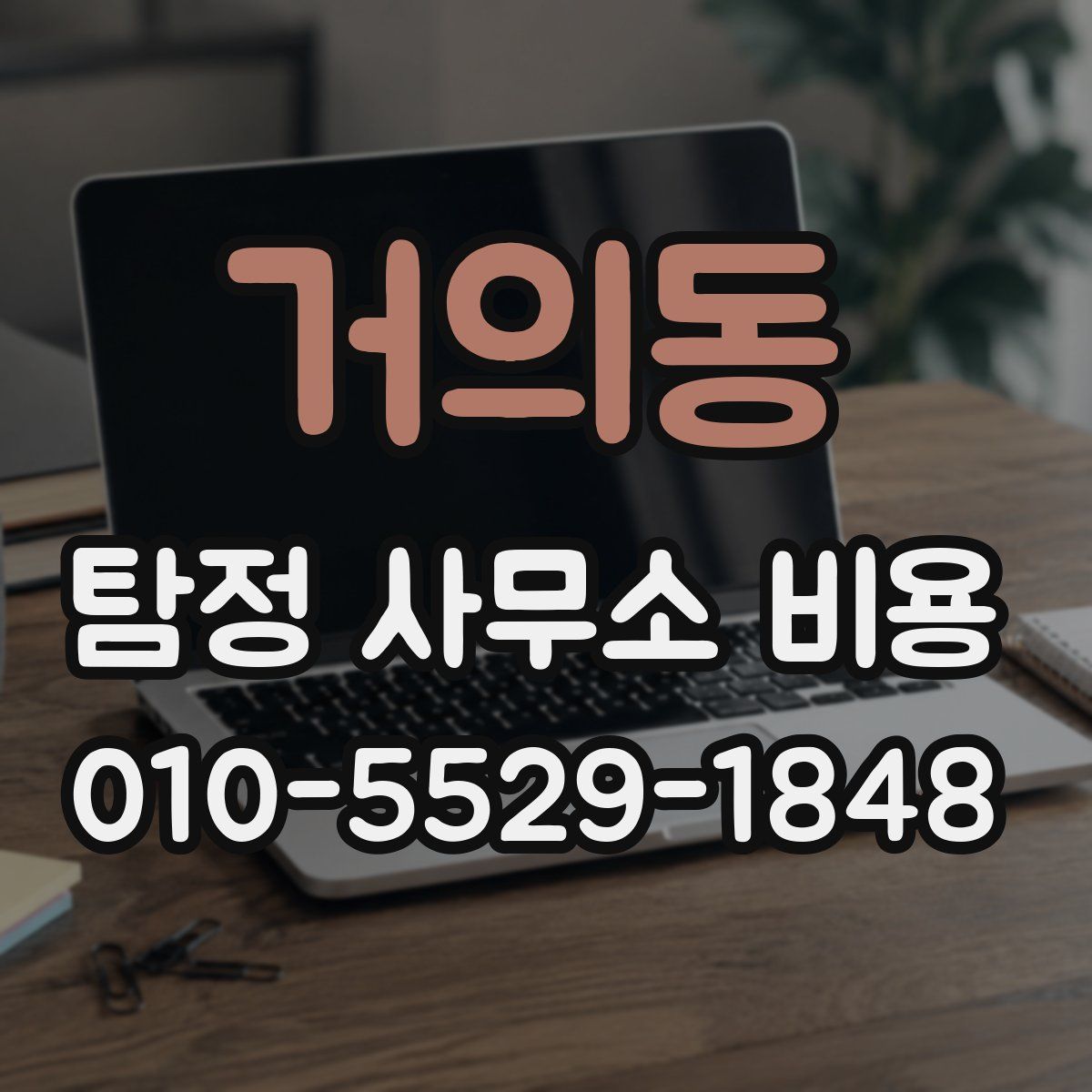 거의동 탐정 사무소 비용