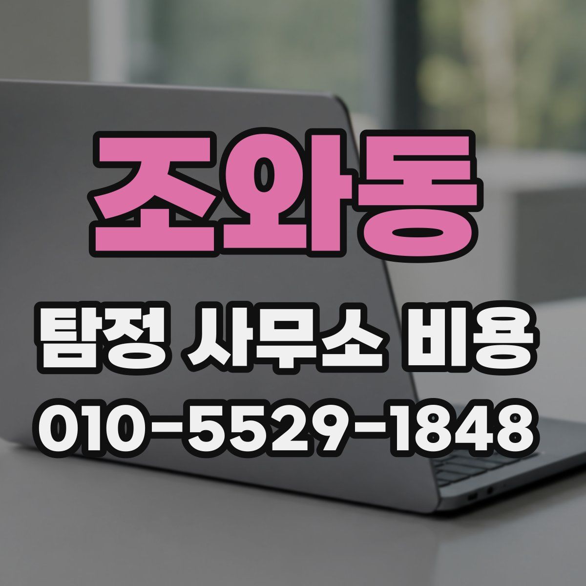 조와동 탐정 사무소 비용