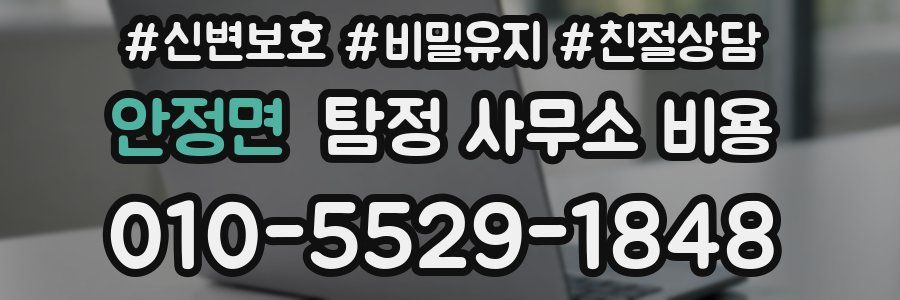 안정면 탐정 사무소 비용