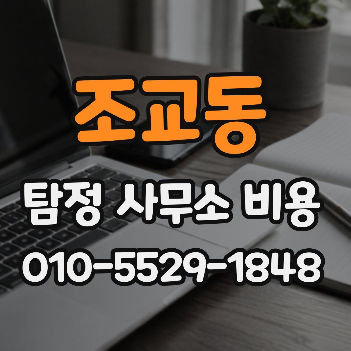 조교동 탐정 사무소 비용