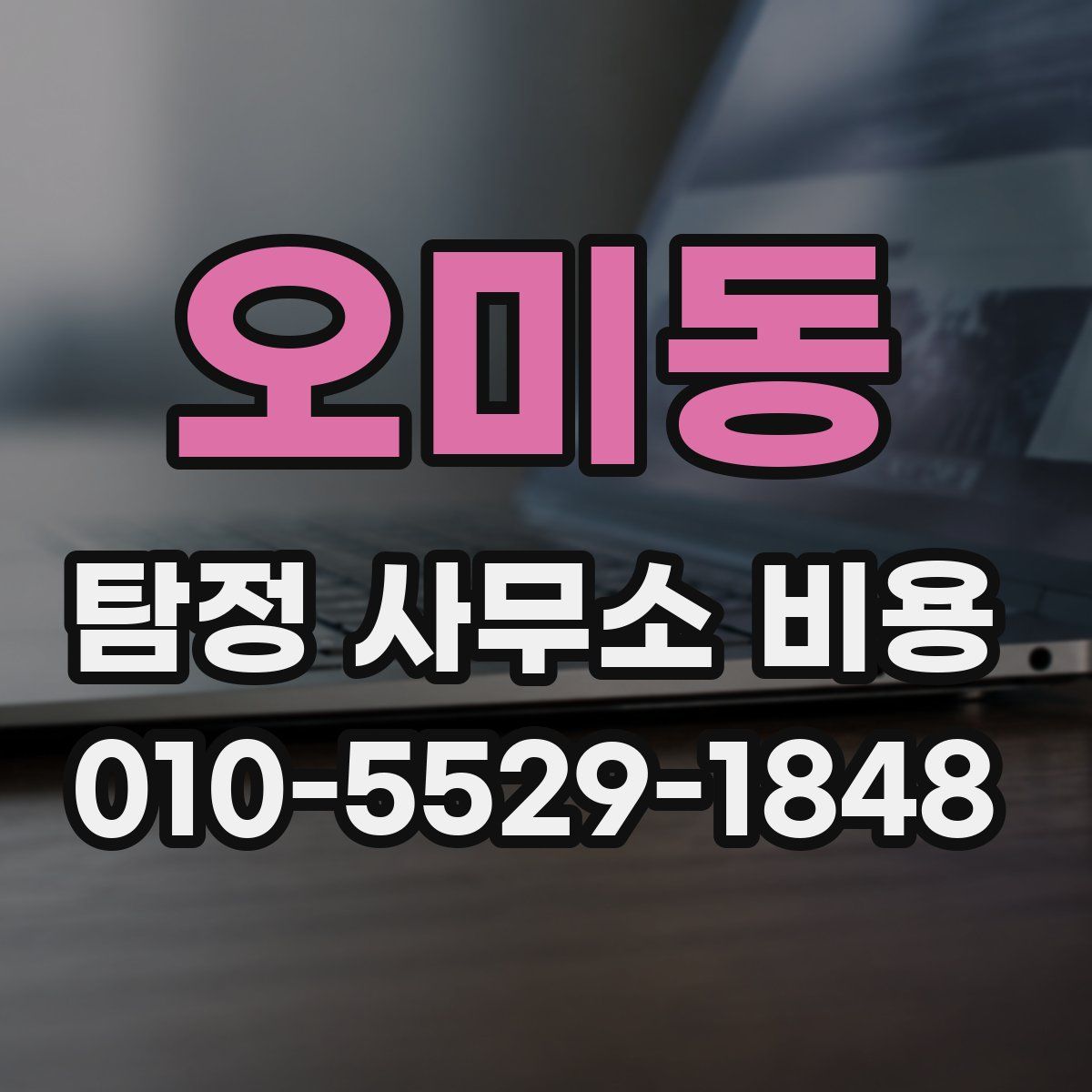 오미동 탐정 사무소 비용