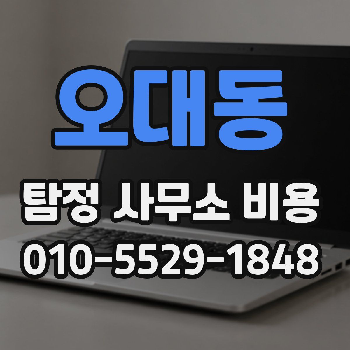 오대동 탐정 사무소 비용