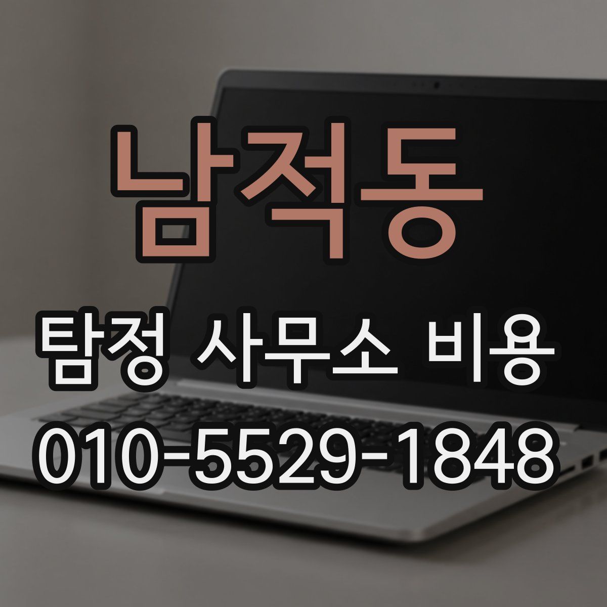 남적동 탐정 사무소 비용