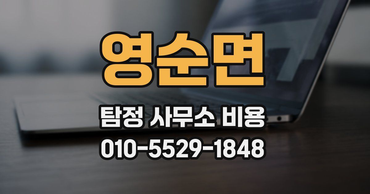 영순면 탐정 사무소 비용