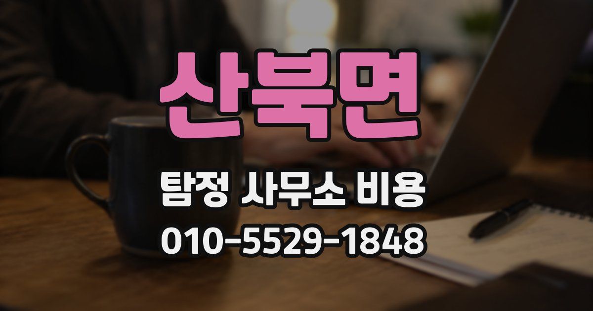 산북면 탐정 사무소 비용