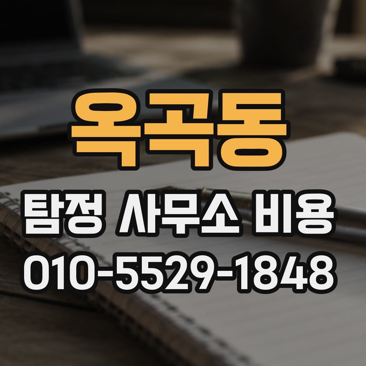 옥곡동 탐정 사무소 비용