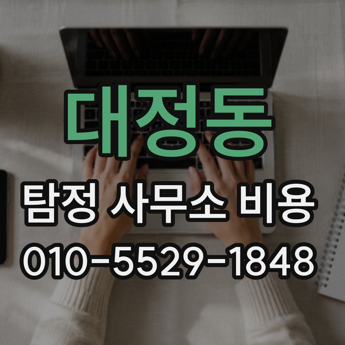 대정동 탐정 사무소 비용