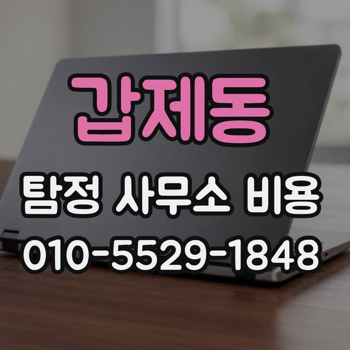 갑제동 탐정 사무소 비용