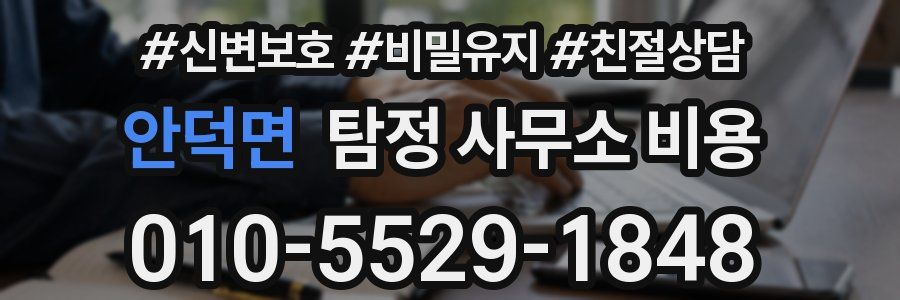 안덕면 탐정 사무소 비용