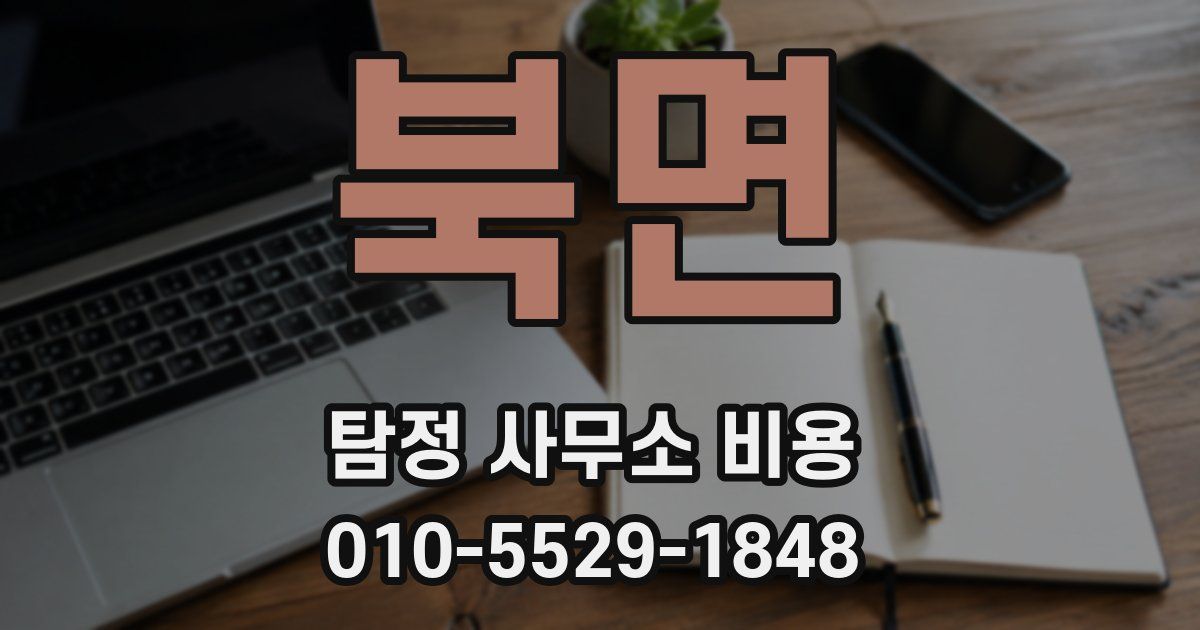 북면 탐정 사무소 비용