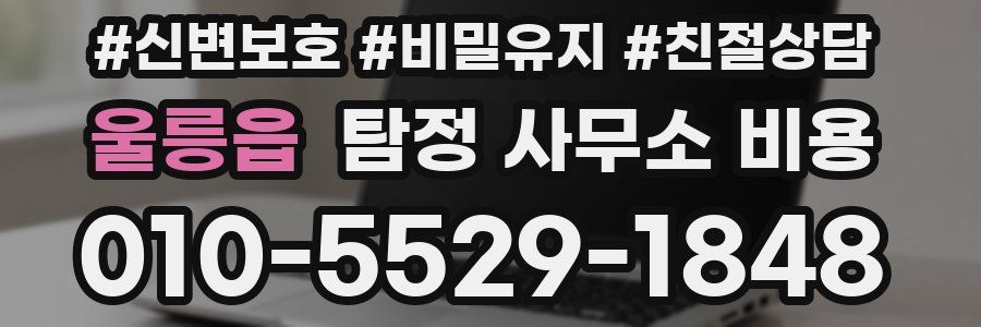울릉읍 탐정 사무소 비용