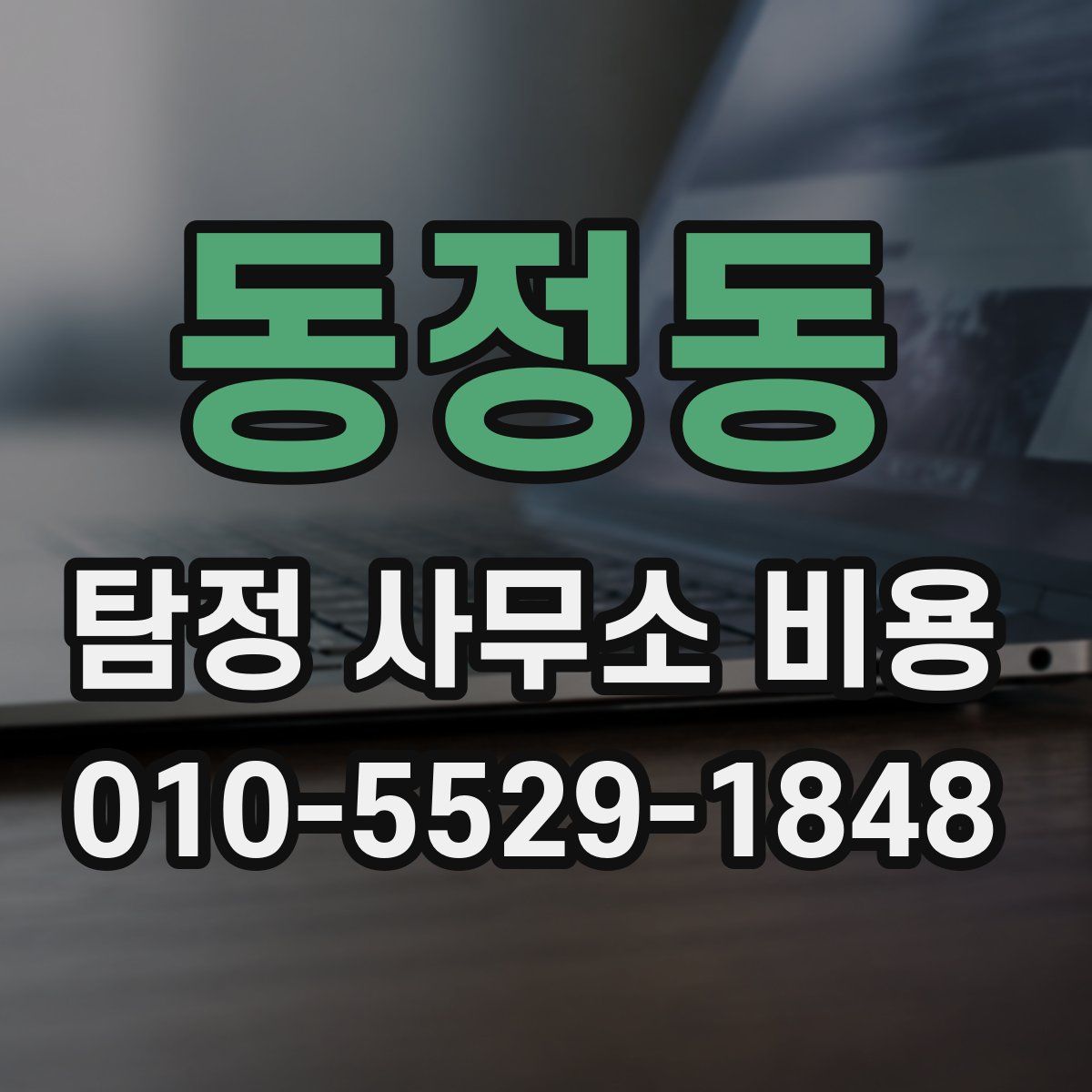 동정동 탐정 사무소 비용