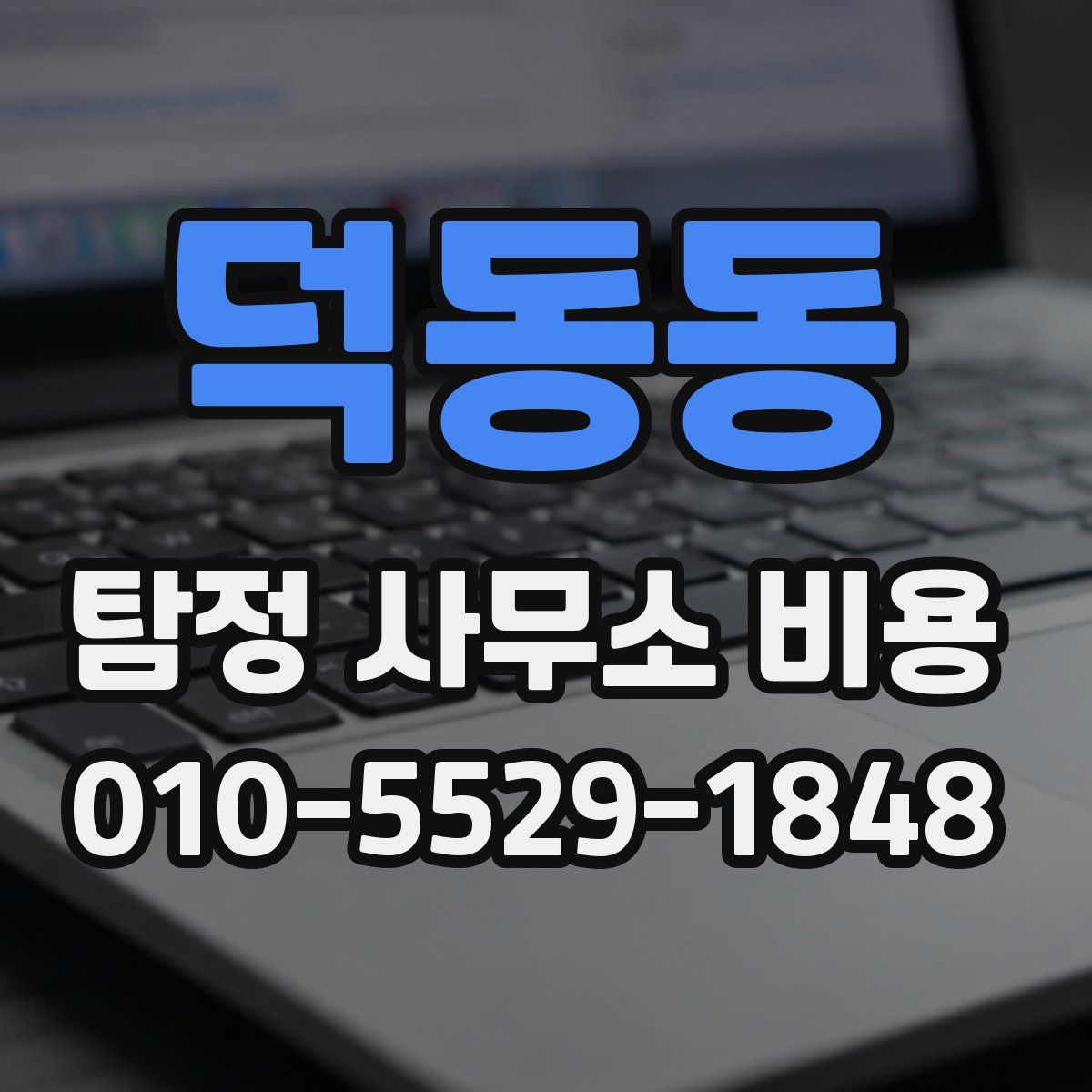 덕동동 탐정 사무소 비용